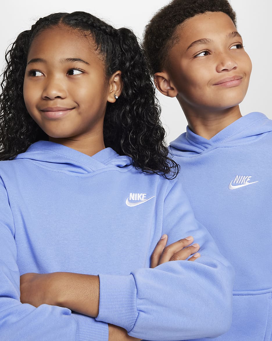 Nike Sportswear Club Fleece Older Kids Pullover Hoodie